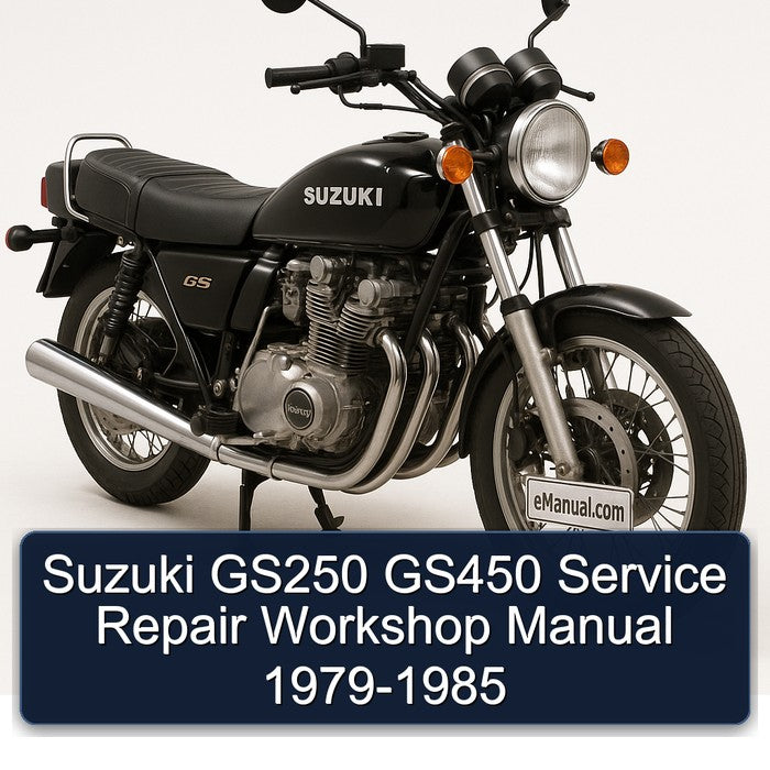 Suzuki GS250 GS450 Service Repair Workshop Manual 1979-1985