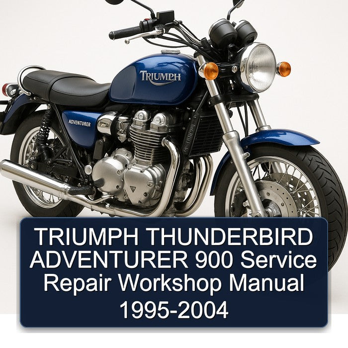 TRIUMPH THUNDERBIRD ADVENTURER 900 Service Repair Workshop Manual 1995-2004