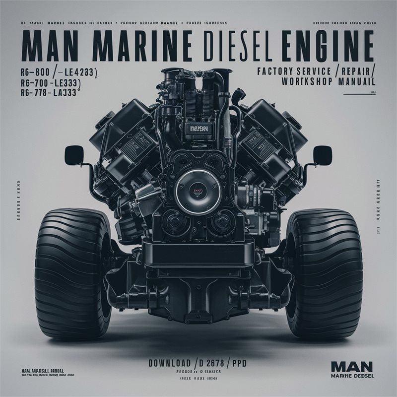MAN Marine Diesel Engine R6-800(D2876 LE423) R6-730(D2876 LE433)* Factory Service / Repair/ Workshop Manual Instant Download( D 2876 ) PDF