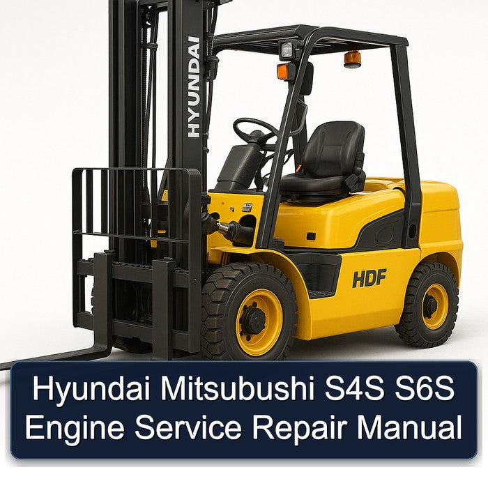 Hyundai Mitsubushi S4S S6S Engine Service Repair Manual