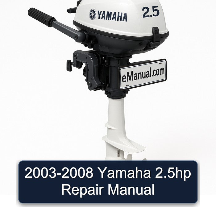 2003-2008 Yamaha 2.5hp Repair Manual