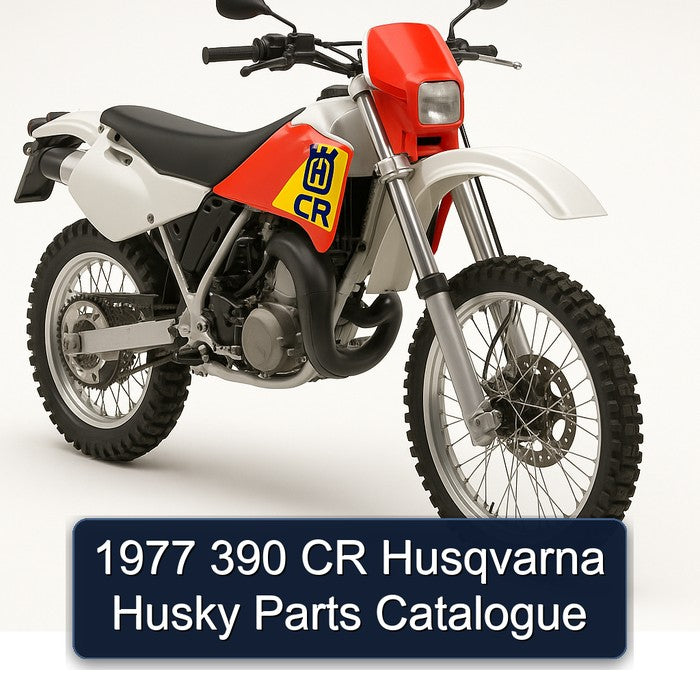 1977 390 CR Husqvarna Husky Parts Catalogue