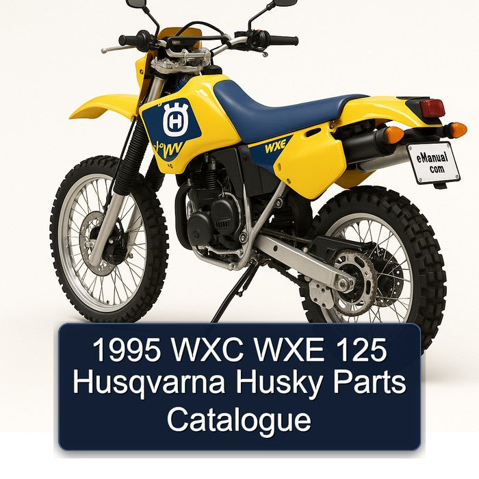 1995 WXC WXE 125 Husqvarna Husky Parts Catalogue