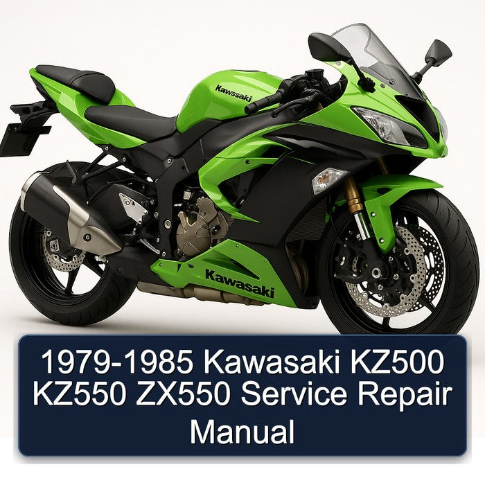 1979-1985 Kawasaki KZ500 KZ550 ZX550 Service Repair Manual