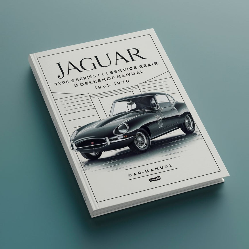 JAGUAR E TYPE Series I II Service Repair Workshop Manual 1961-1970