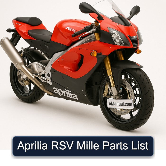 Aprilia RSV Mille Parts List