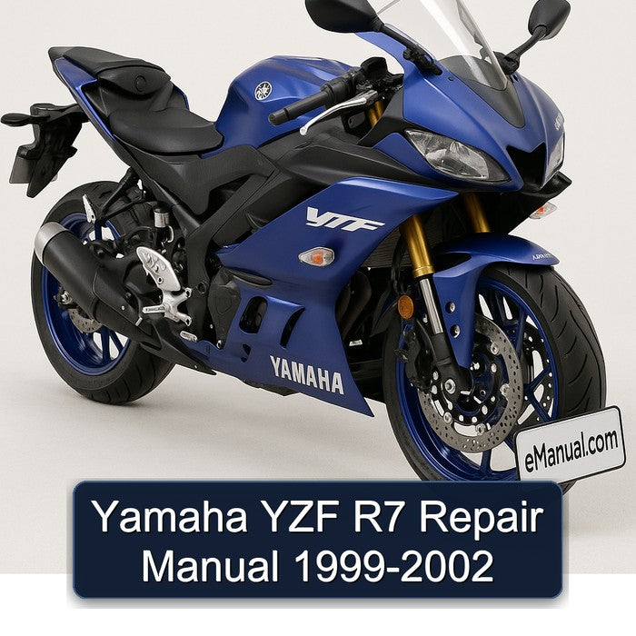 Yamaha YZF R7 Repair Manual 1999-2002