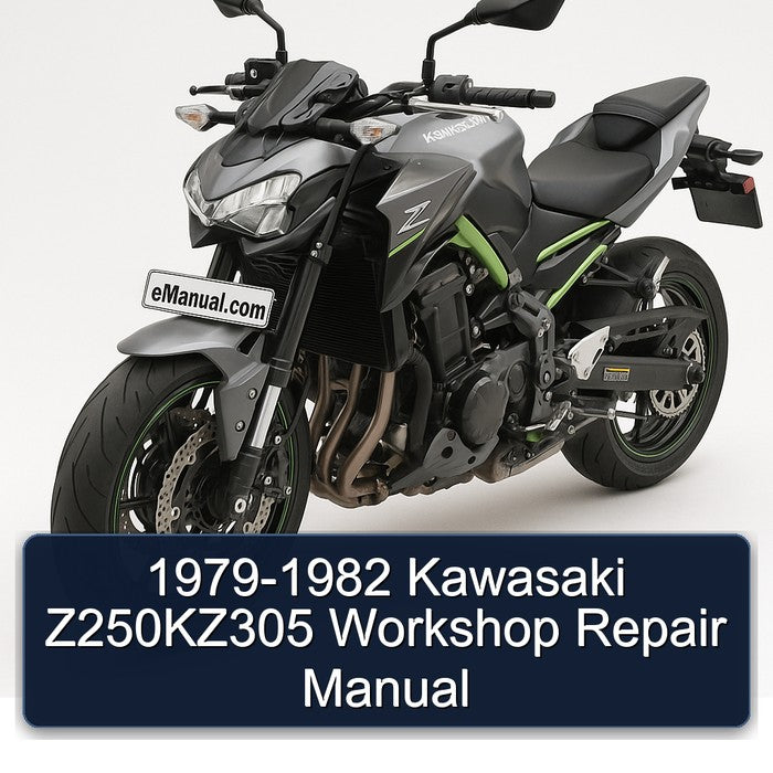1979-1982 Kawasaki Z250KZ305 Workshop Repair Manual