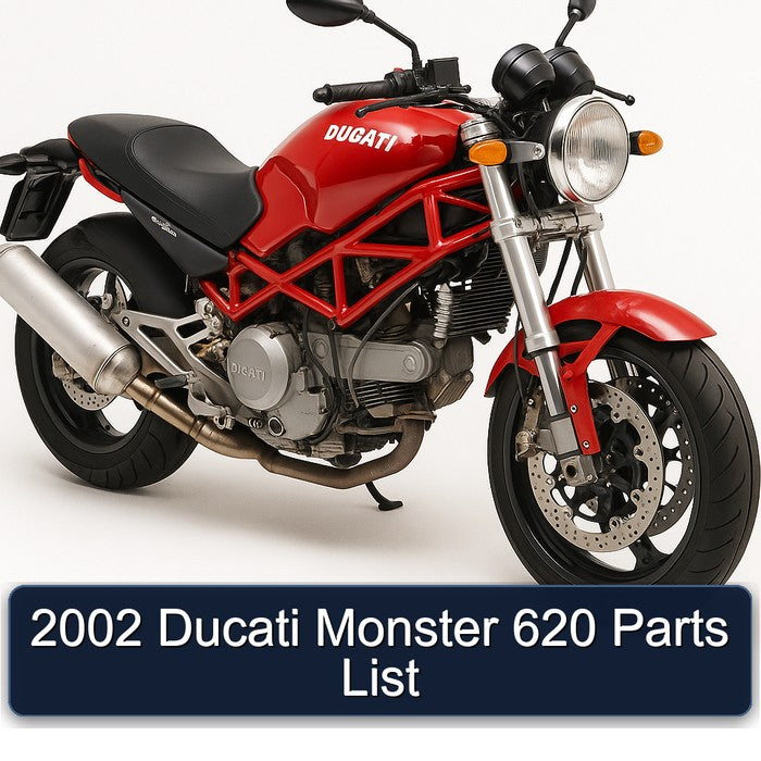 2002 Ducati Monster 620 Parts List