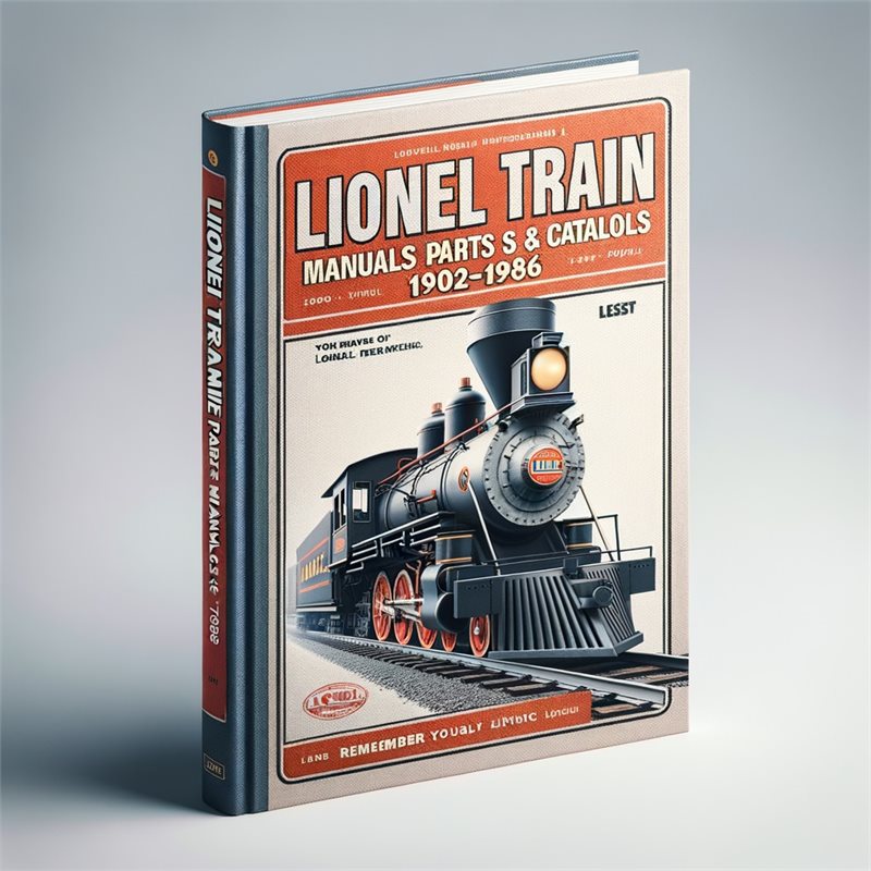 Lionel Train Manuals Parts Manuals & Catalogs 1902-1986 - HUGE SET - Instant PDF