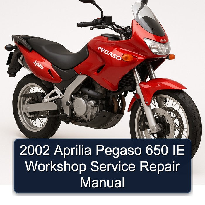 2002 Aprilia Pegaso 650 IE Workshop Service Repair Manual
