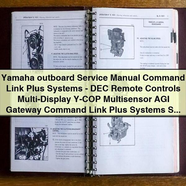 Yamaha Outboard Boat Service Repair Manual