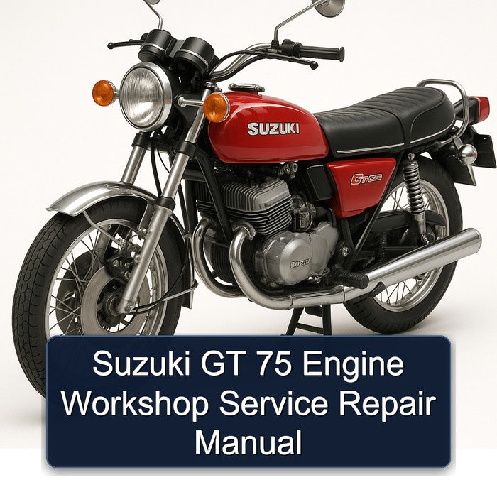 Suzuki GT 75 Engine Workshop Service Repair Manual