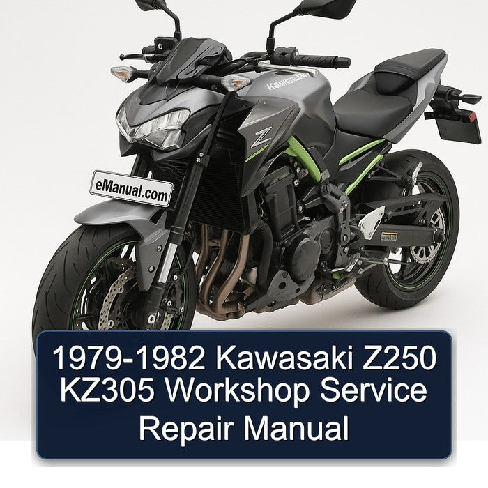 1979-1982 Kawasaki Z250 KZ305 Workshop Service Repair Manual
