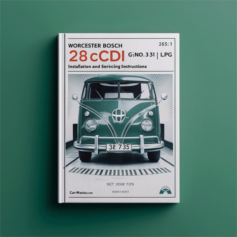 Worcester Bosch 28CDI RSF Gcno.47 311 35 LPG Installation Servicing Service Repair Workshop Manual PDF