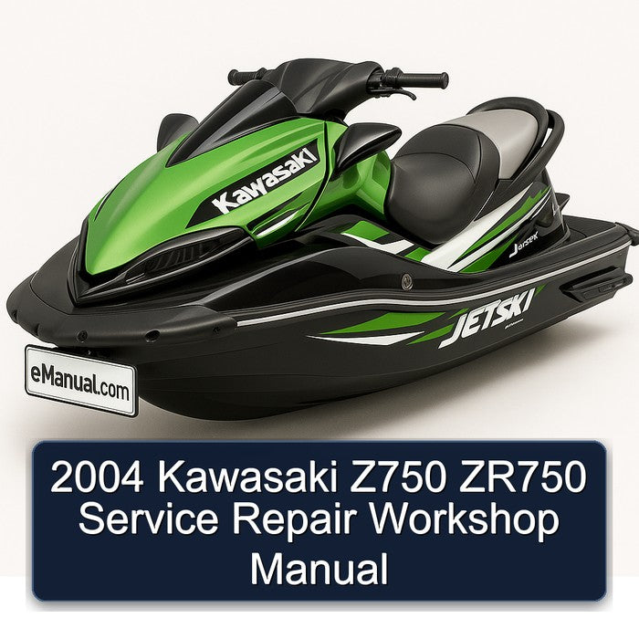 2004 Kawasaki Z750 ZR750 Service Repair Workshop Manual