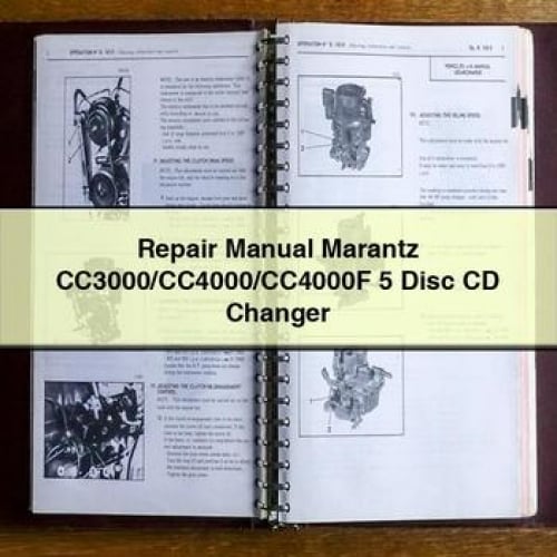 Repair Manual Marantz CC3000/CC4000/CC4000F 5 Disc CD Changer PDF Download