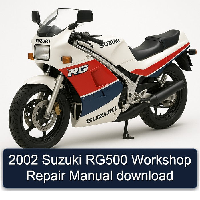 2002 Suzuki RG500 Workshop Repair Manual download
