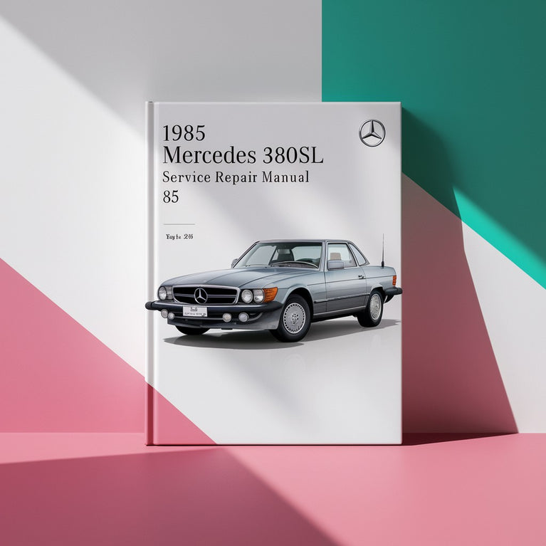 1985 Mercedes 380SL Service-Reparaturhandbuch 85