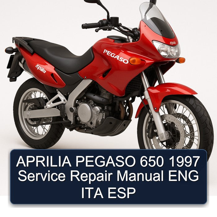 APRILIA PEGASO 650 1997 Service Repair Manual ENG ITA ESP