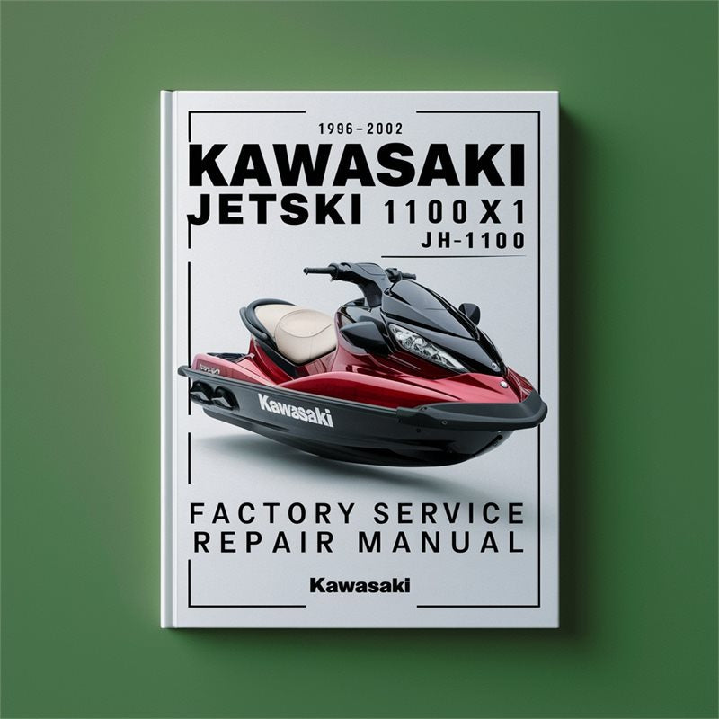 1996-2002 Kawasaki JetSki 1100Zxi JH1100 Factory Service Repair Manual PDF