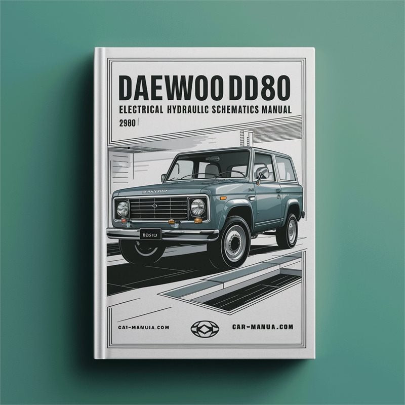 DAEWOO DD80 DD80L Electrical HYDRAULIC SCHEMATICS Manual PDF