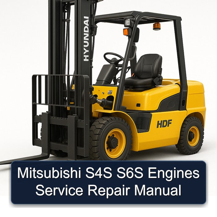 Mitsubishi S4S S6S Engines Service Repair Manual