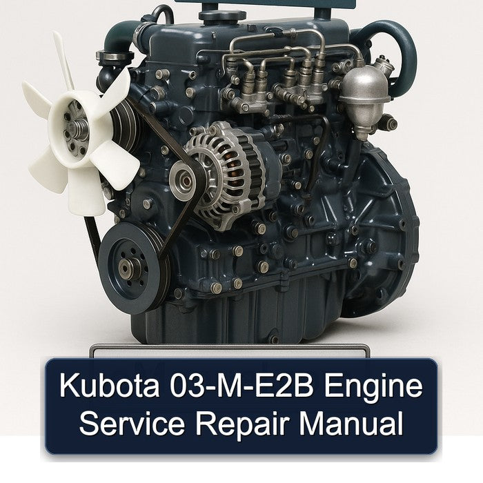 Kubota 03-M-E2B Engine Service Repair Manual