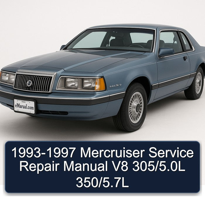 1993-1997 Mercruiser Service Repair Manual V8 305/5.0L 350/5.7L