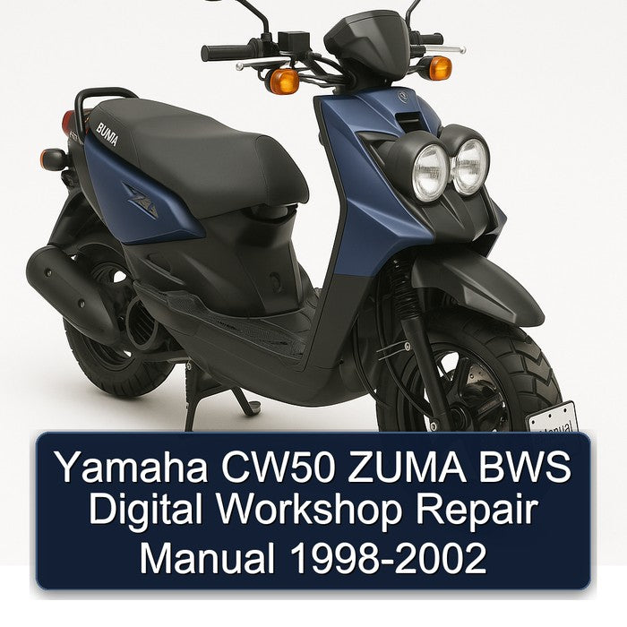Yamaha CW50 ZUMA BWS Digital Workshop Repair Manual 1998-2002