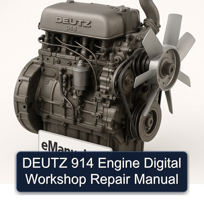 DEUTZ 914 Engine Digital Workshop Repair Manual