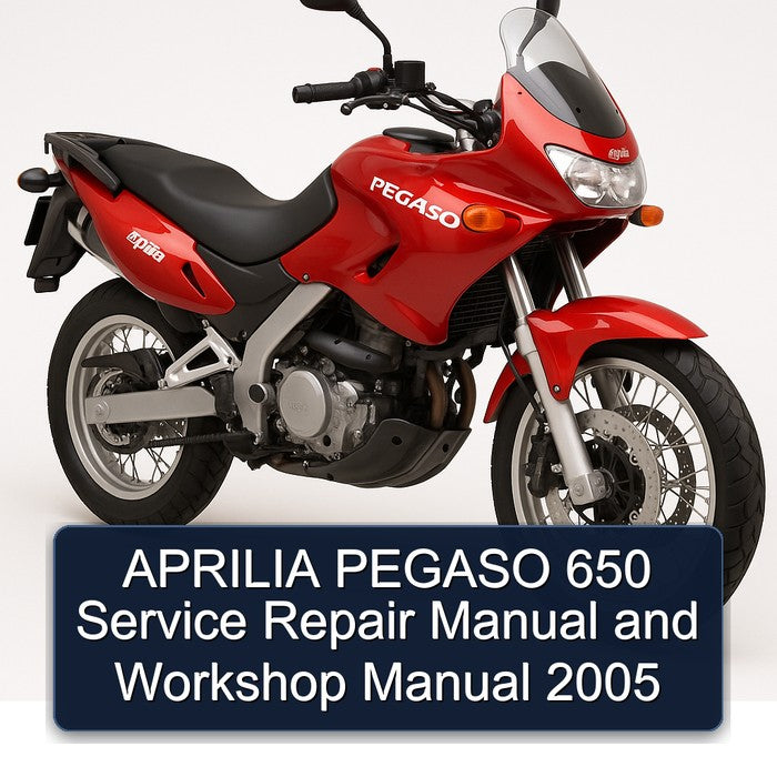 APRILIA PEGASO 650 Service Repair Manual and Workshop Manual 2005
