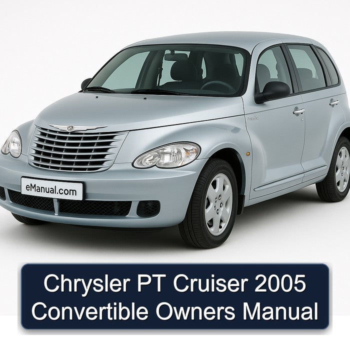 Chrysler PT Cruiser 2005 Convertible Owners Manual