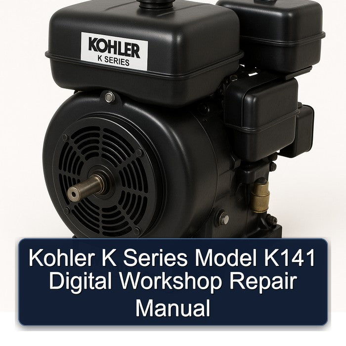 Kohler K Series Model K141 Digital Workshop Repair Manual