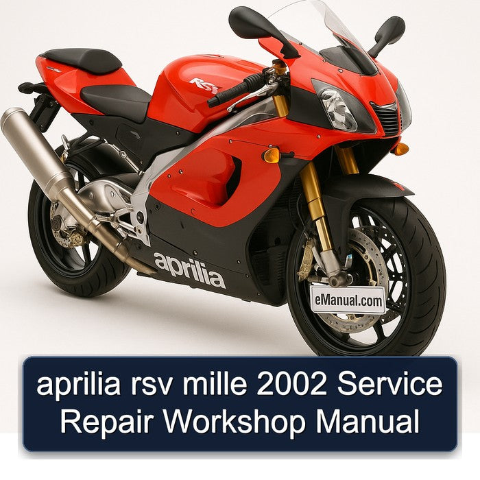 aprilia rsv mille 2002 Service Repair Workshop Manual