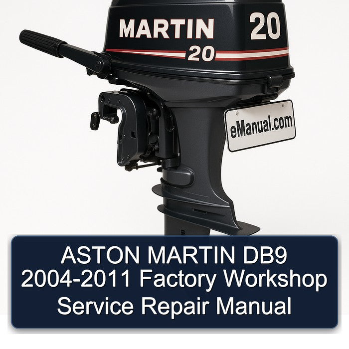ASTON MARTIN DB9 2004-2011 Factory Workshop Service Repair Manual