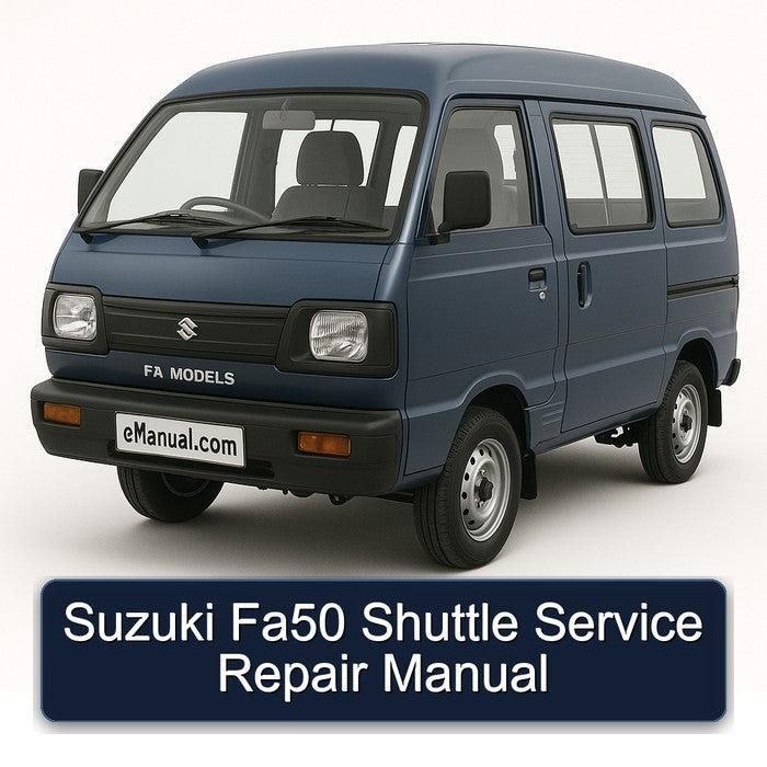 Suzuki Fa50 Shuttle Service Repair Manual