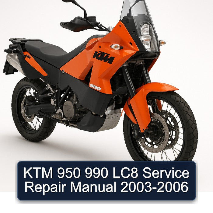 KTM 950 990 LC8 Service Repair Manual 2003-2006