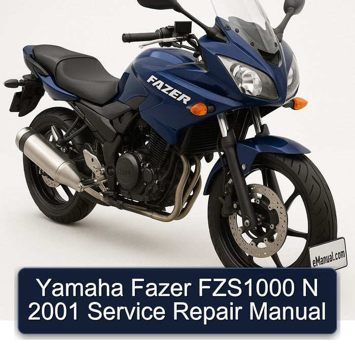 Yamaha Fazer FZS1000 N 2001 Service Repair Manual