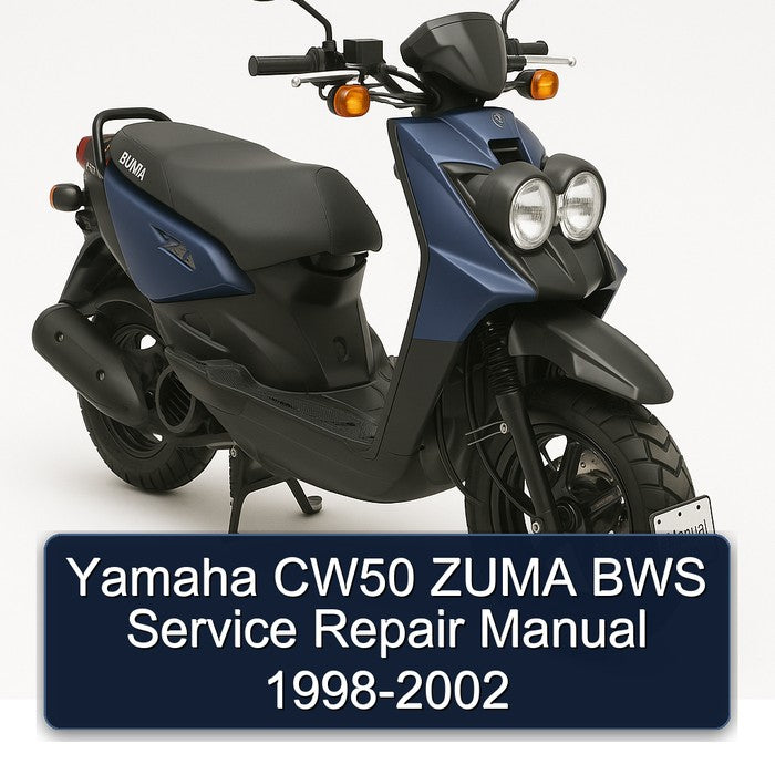 Yamaha CW50 ZUMA BWS Service Repair Manual 1998-2002