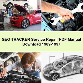 GEO TRACKER Service Repair Manual 1989-1997