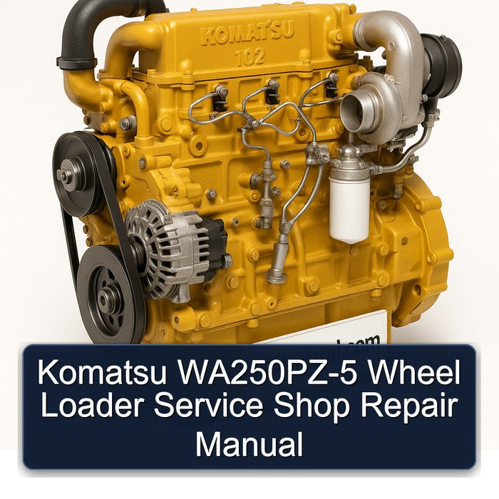 Komatsu WA250PZ-5 Wheel Loader Service Shop Repair Manual