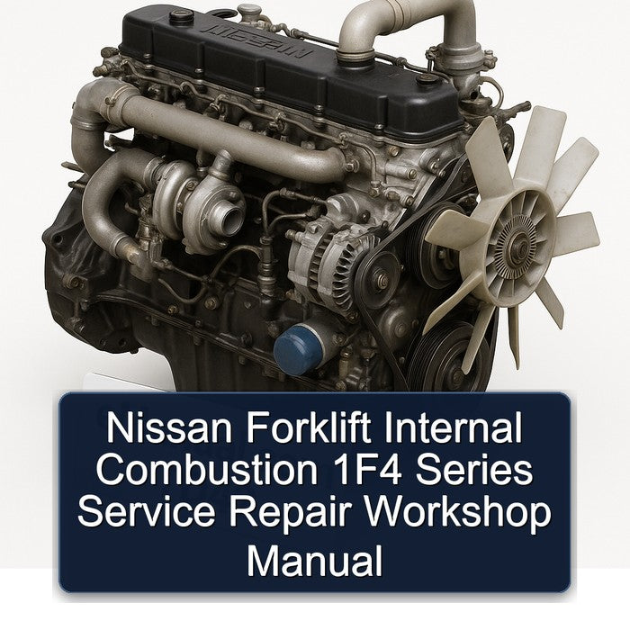 Nissan Forklift Internal Combustion 1F4 Series Service Repair Workshop Manual