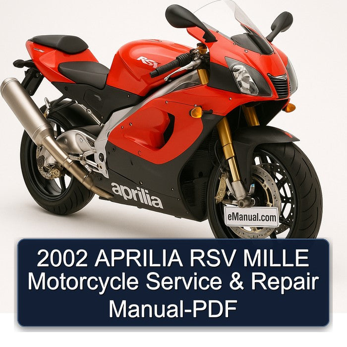 2002 APRILIA RSV MILLE Motorcycle Service & Repair Manual-PDF