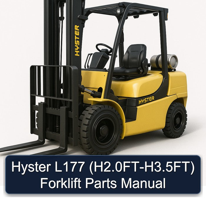 Hyster L177 (H2.0FT-H3.5FT) Forklift Parts Manual