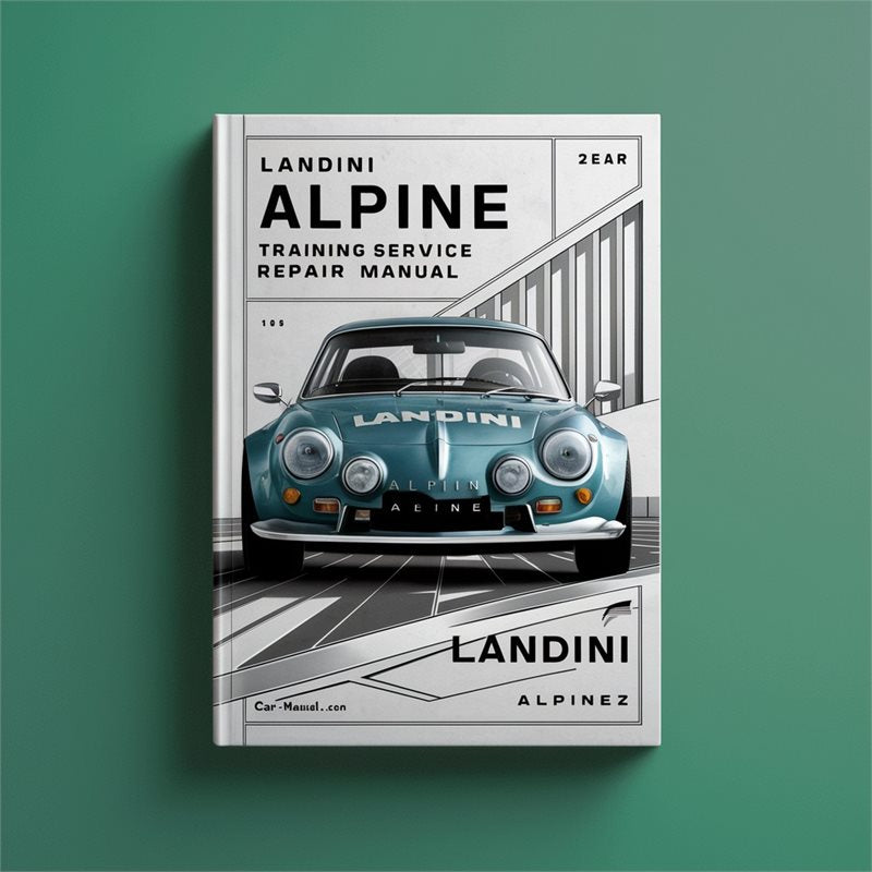Landini Alpine 65 75 85 training Service Manual PDF