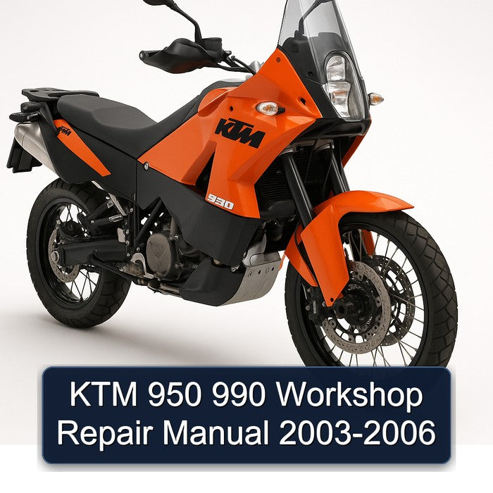 KTM 950 990 Workshop Repair Manual 2003-2006