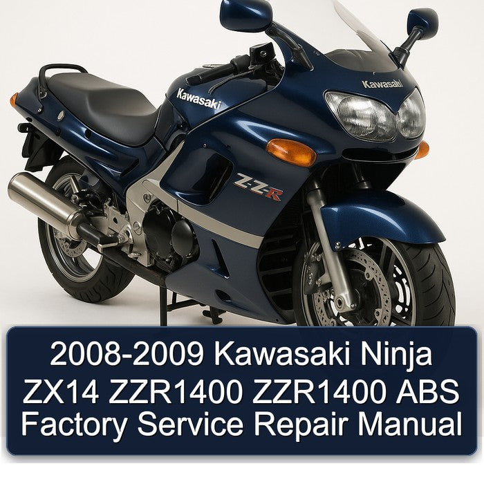 2008-2009 Kawasaki Ninja ZX14 ZZR1400 ZZR1400 ABS Factory Service Repair Manual