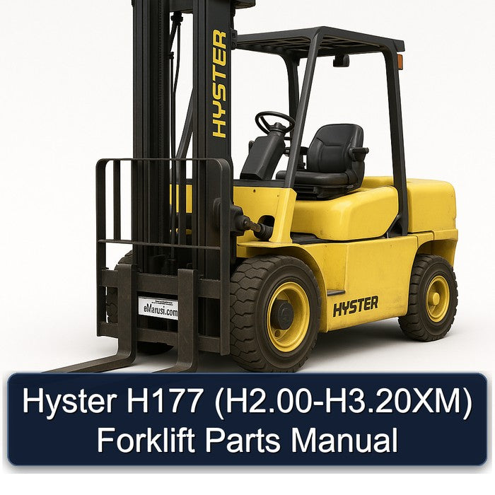 Hyster H177 (H2.00-H3.20XM) Forklift Parts Manual