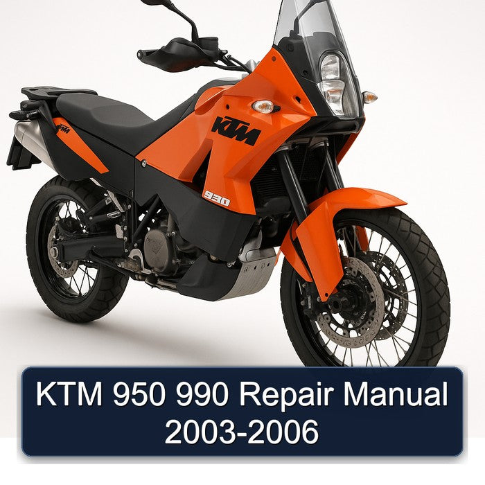 KTM 950 990 Repair Manual 2003-2006